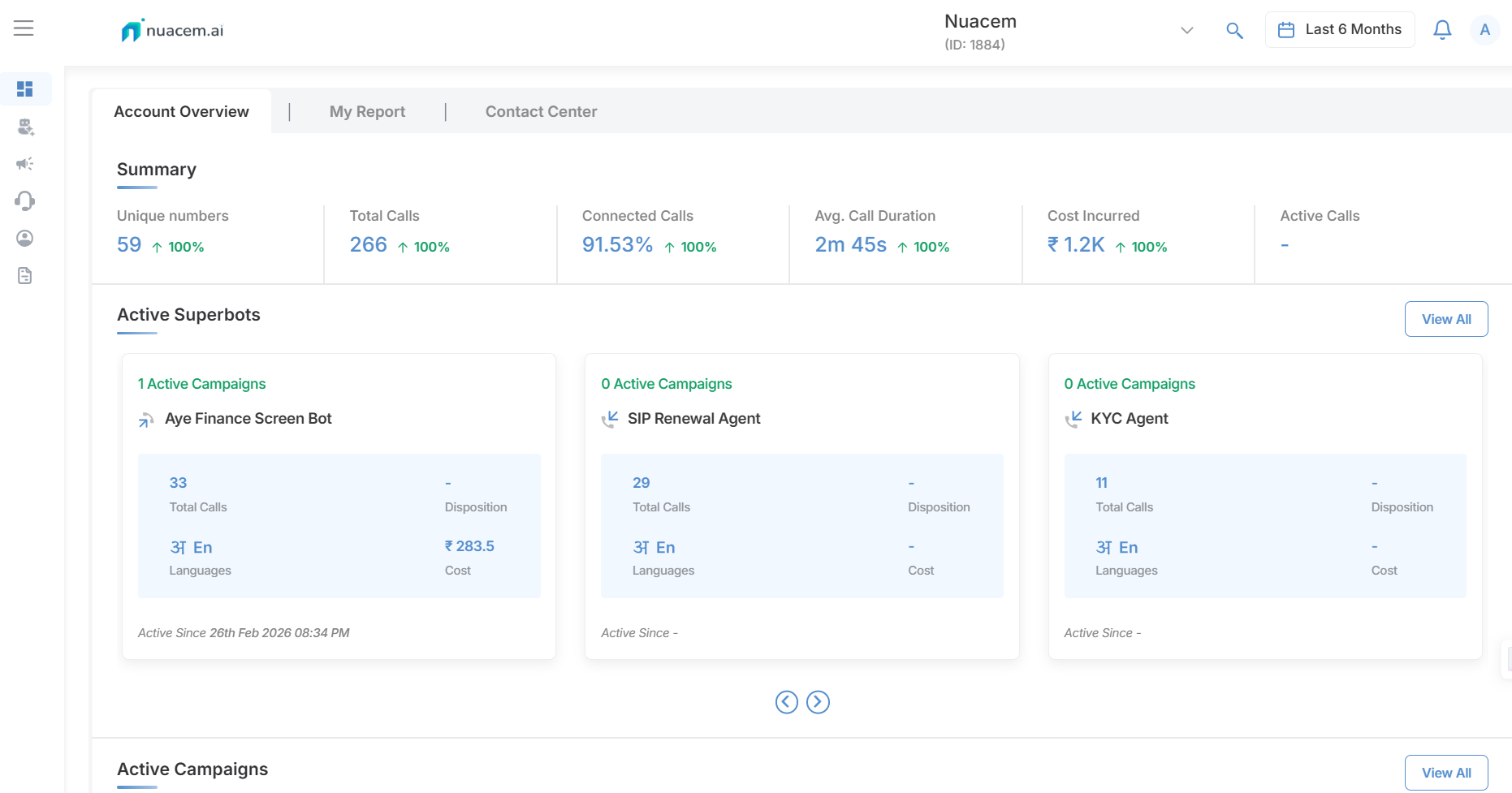 Nuacem AI screenshot