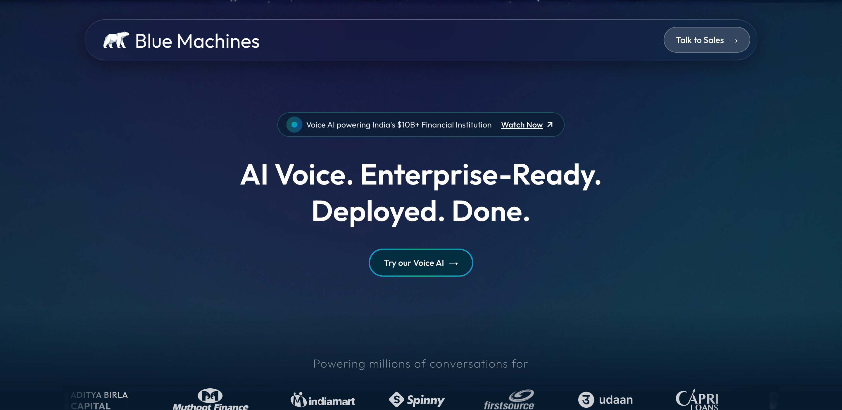 Blue Machines screenshot