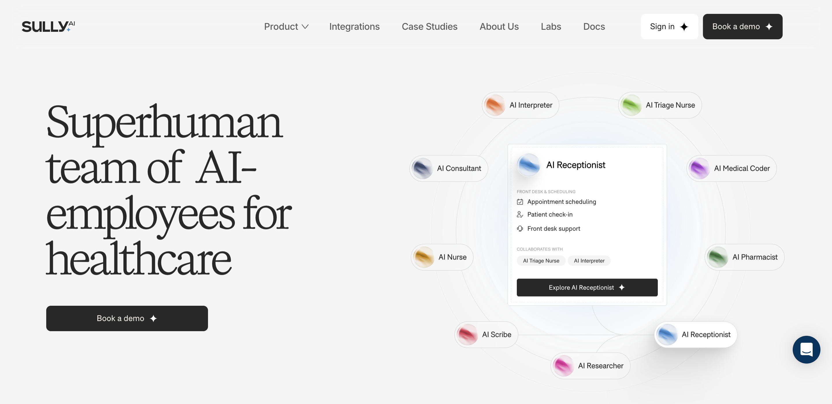 Sully.ai screenshot