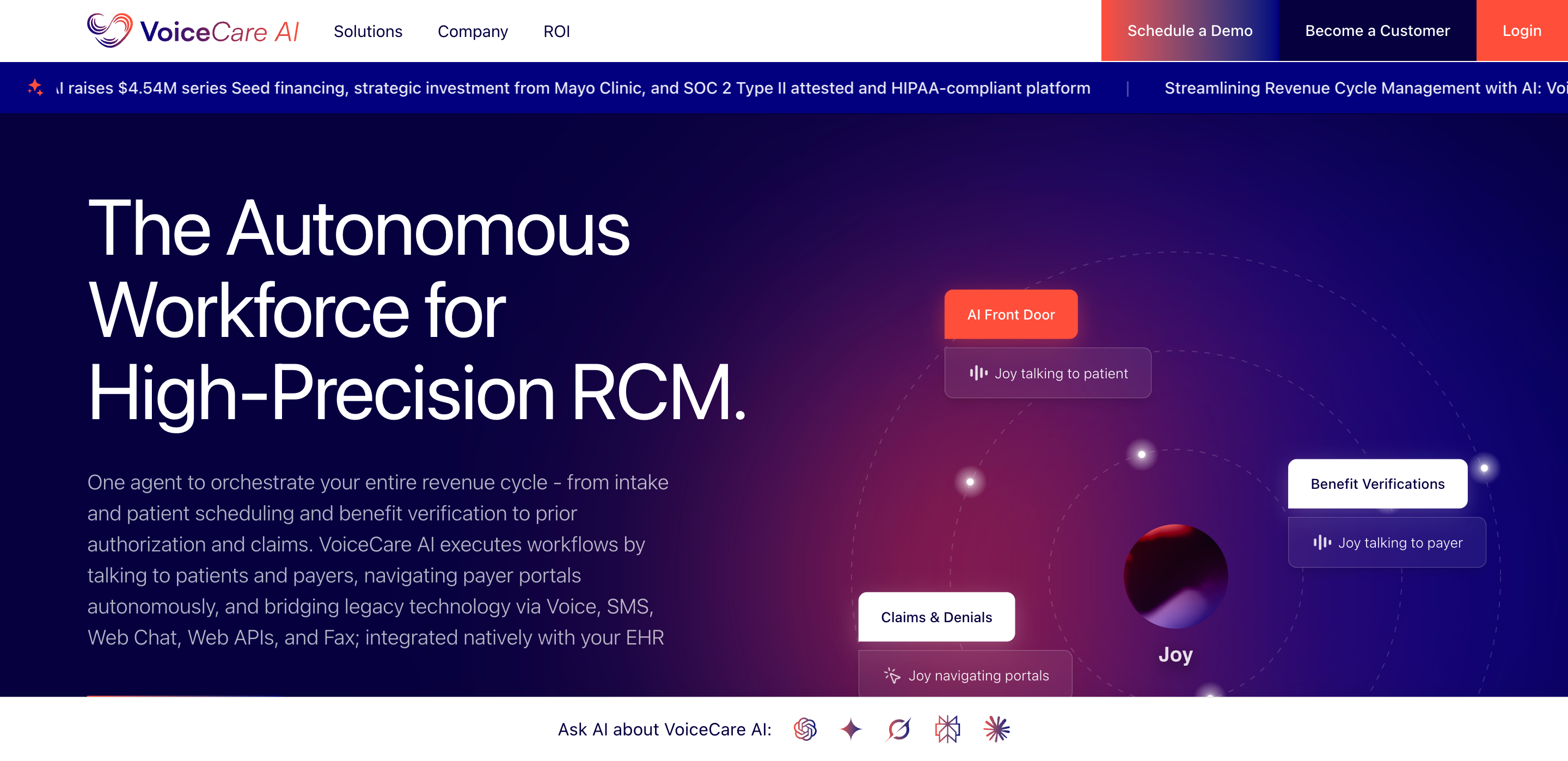 VoiceCare AI screenshot