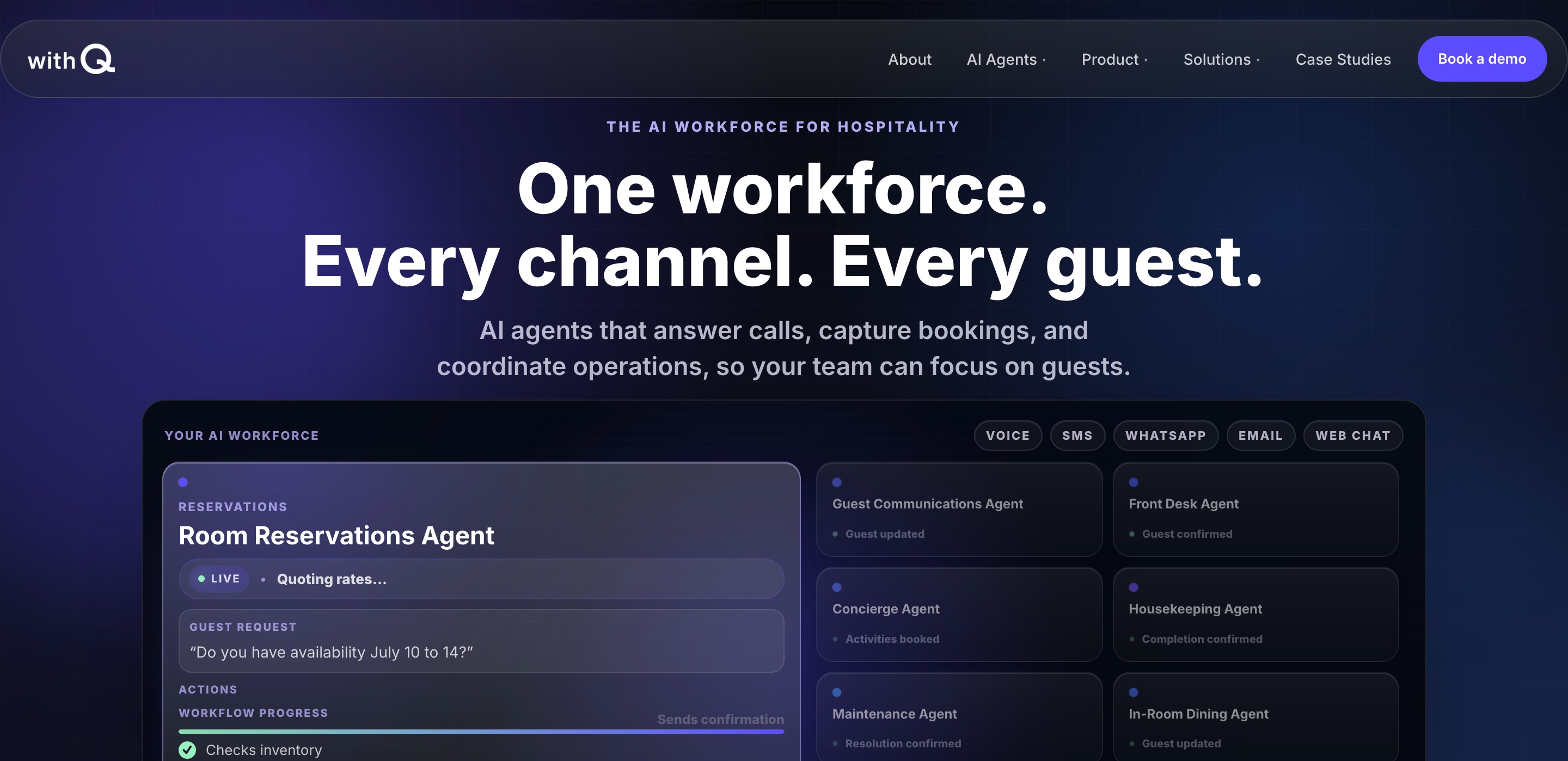withQ screenshot