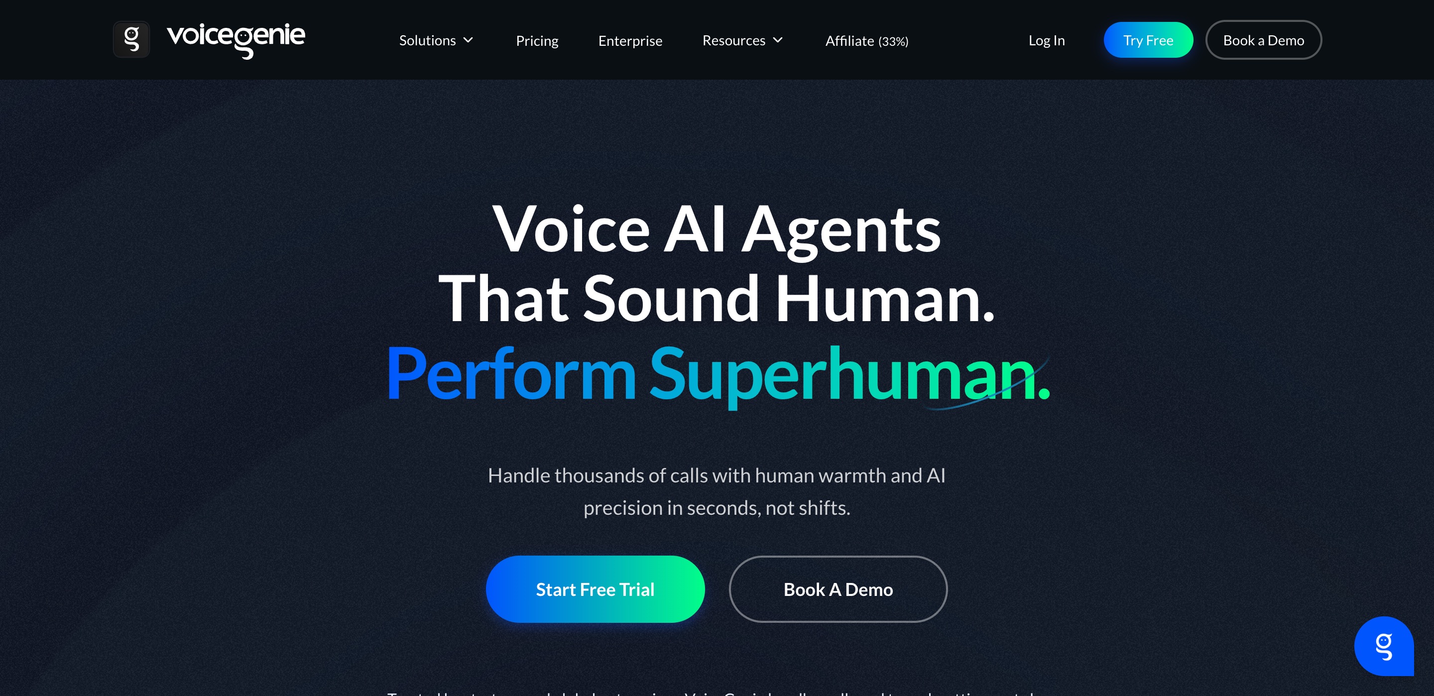 VoiceGenie screenshot