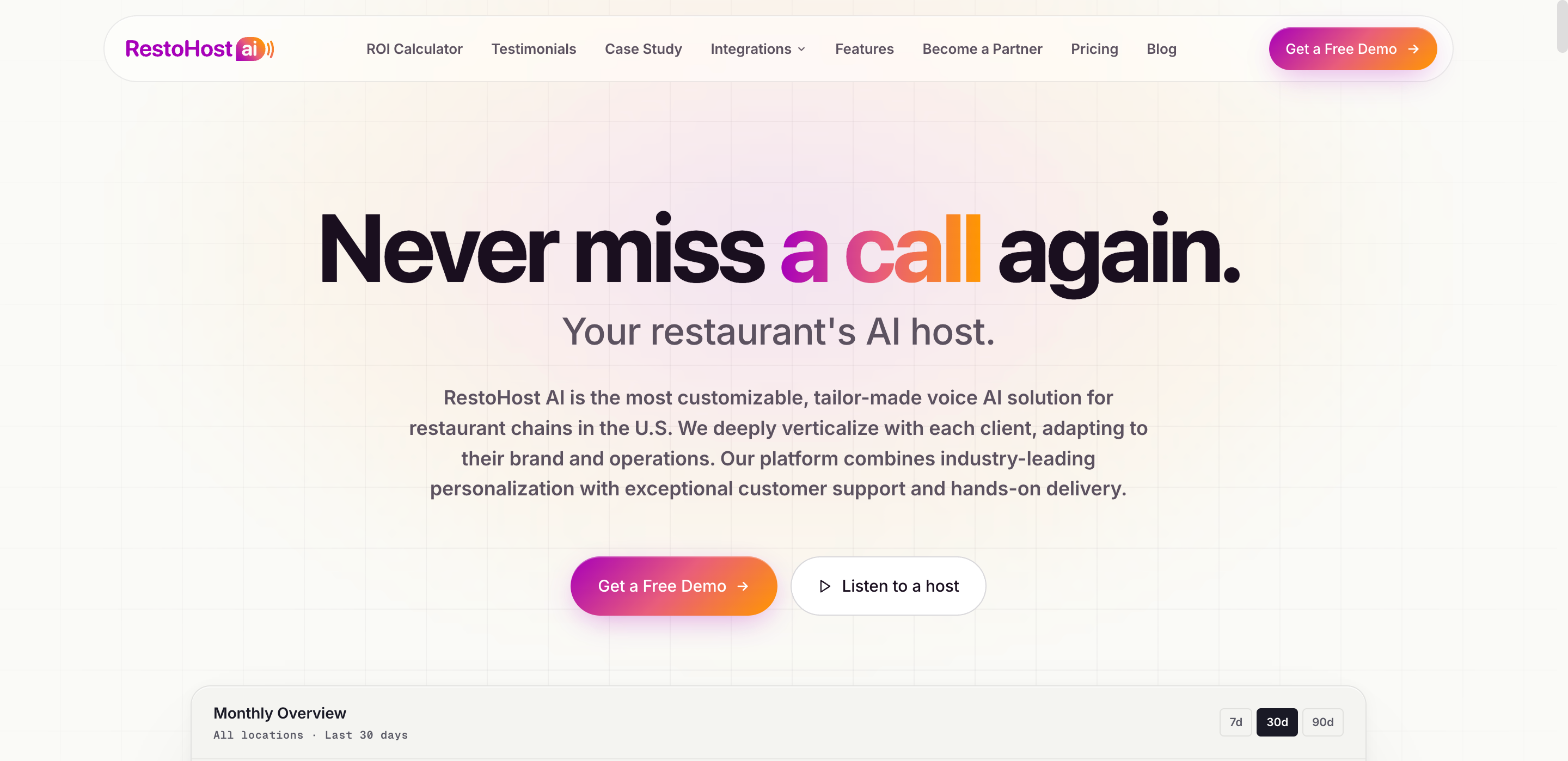 RestoHost AI screenshot