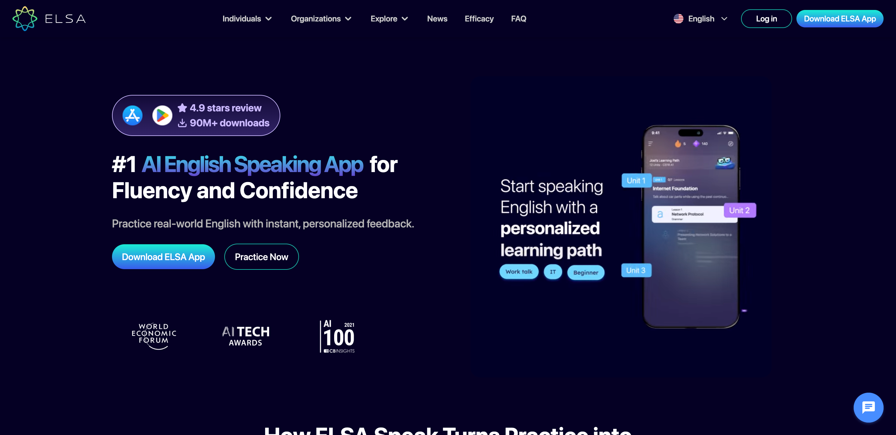 ELSA Speak screenshot