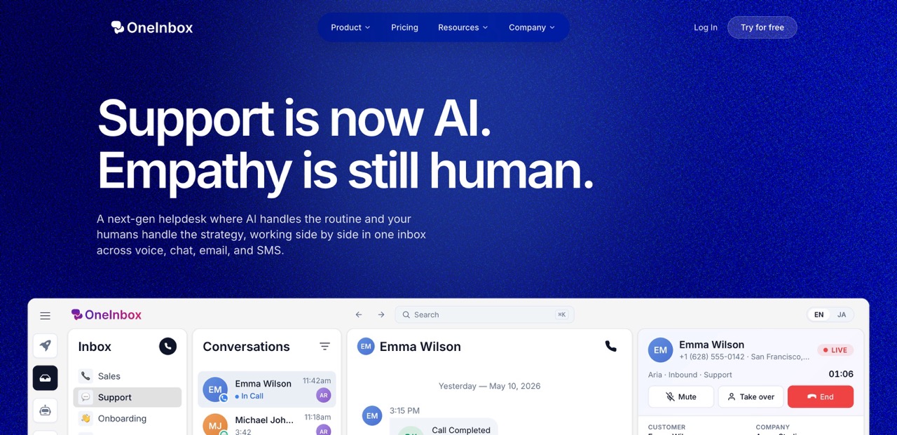 OneInbox screenshot