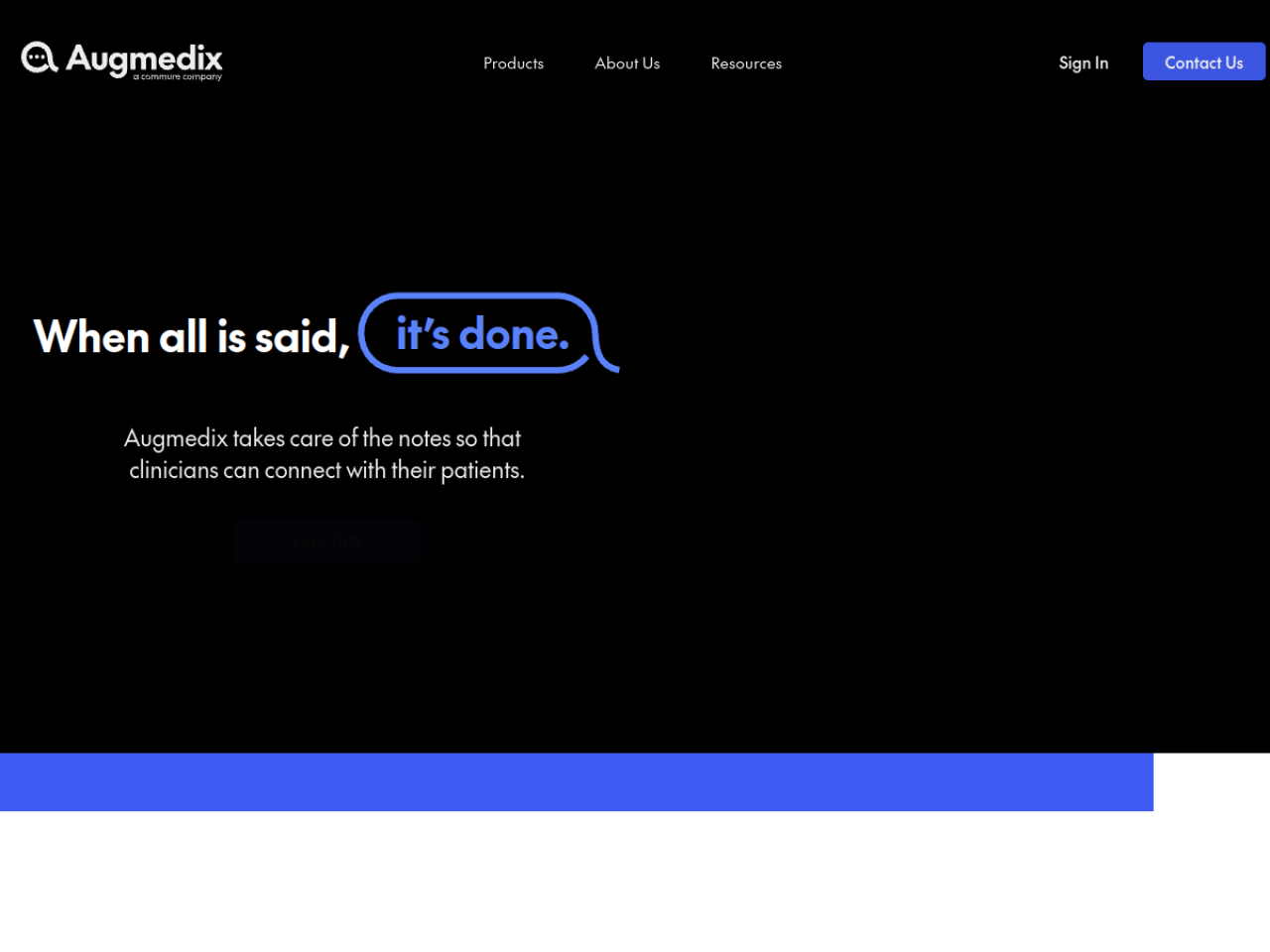 Augmedix screenshot
