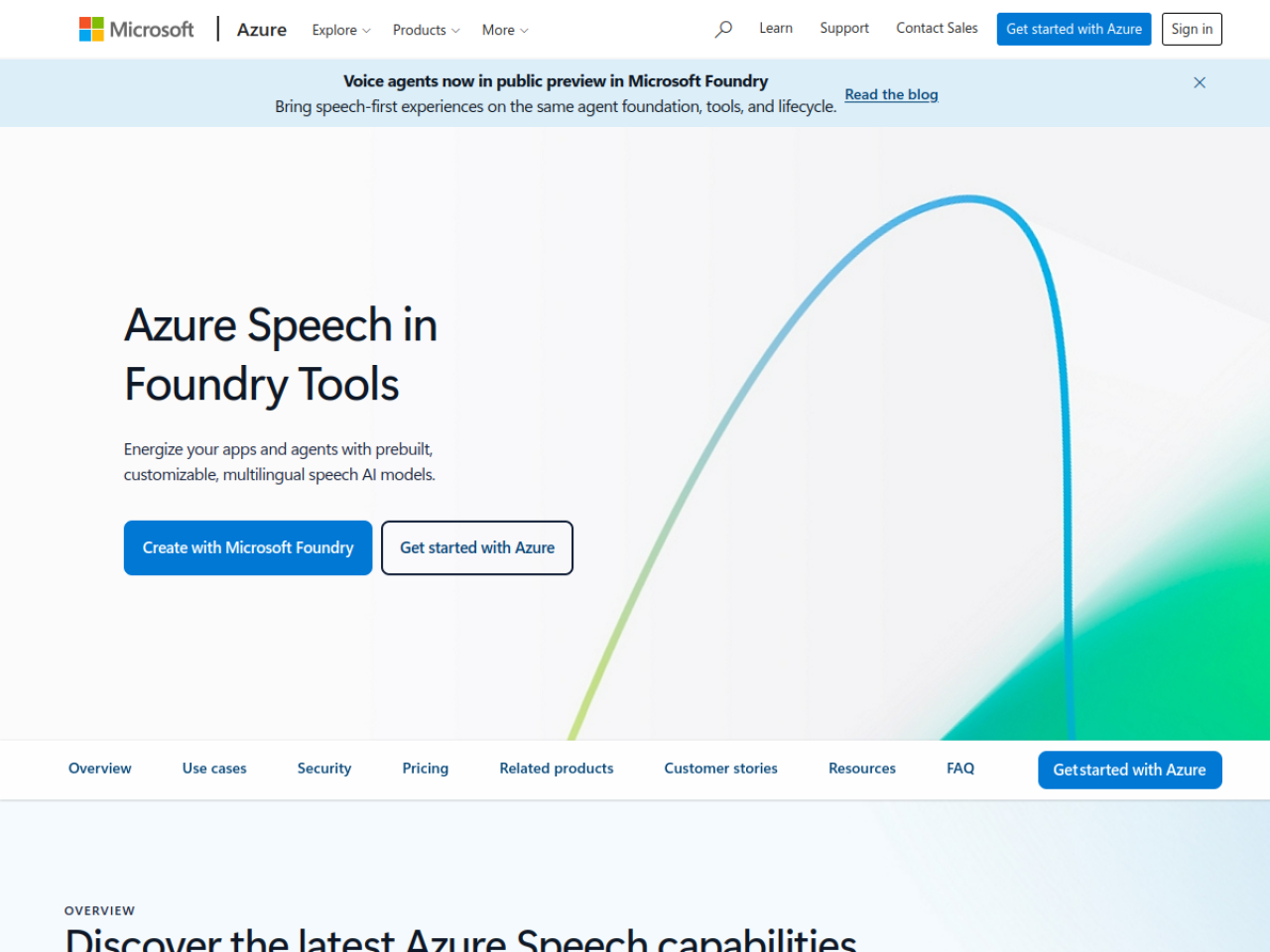 Azure Speech screenshot