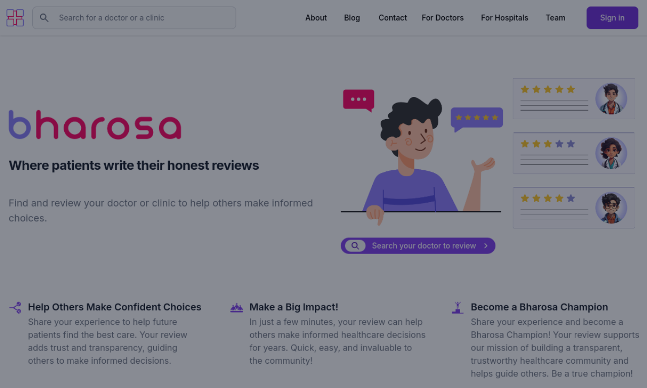 Bharosa AI screenshot