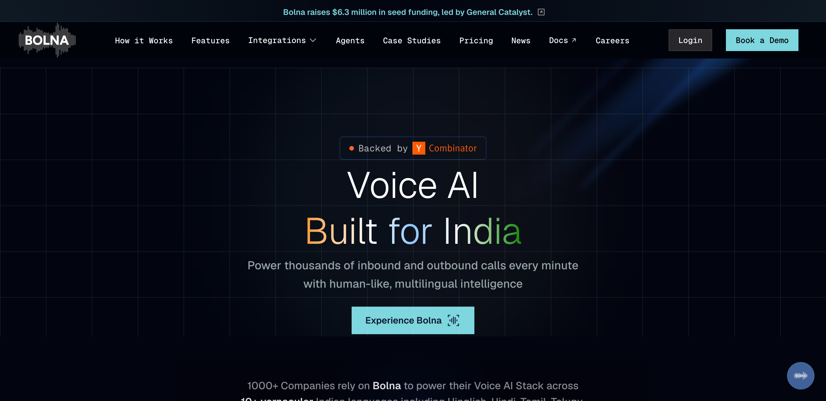 Bolna AI screenshot