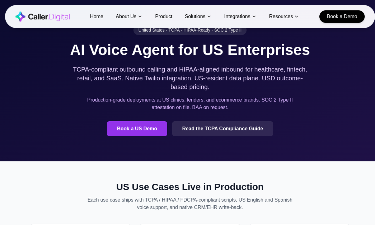 Caller Digital screenshot