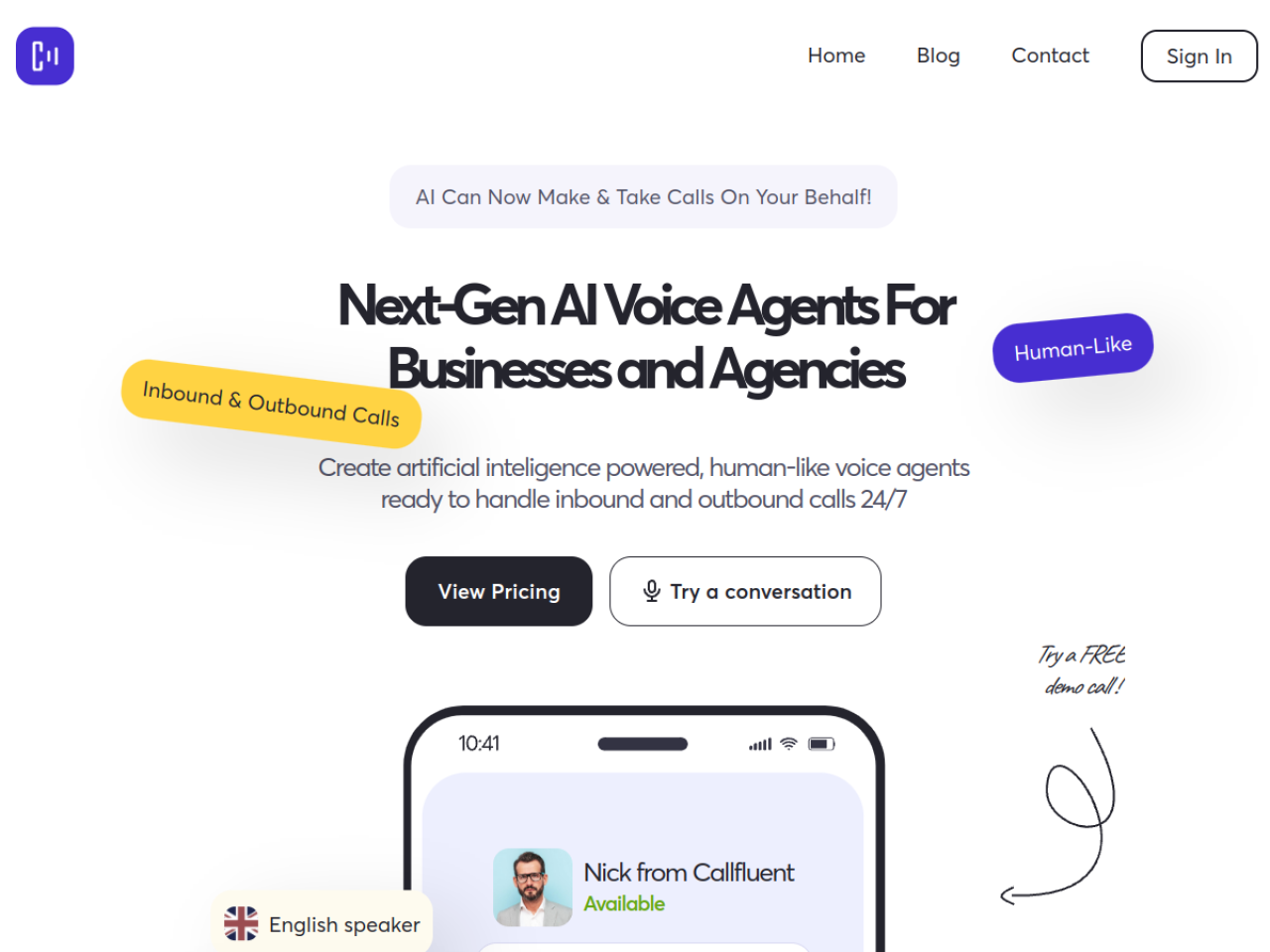 CallFluent AI screenshot