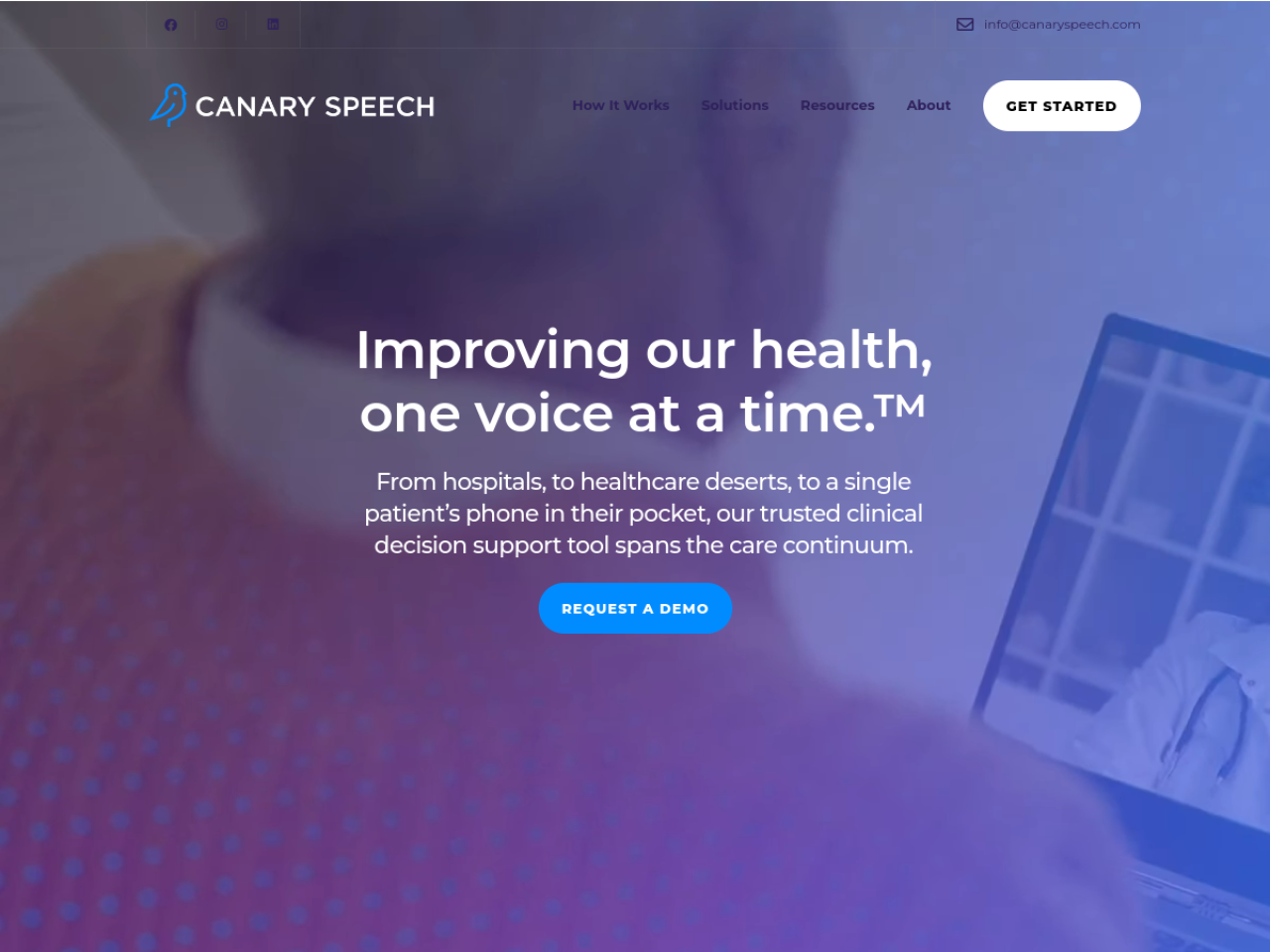 Canary Speech screenshot