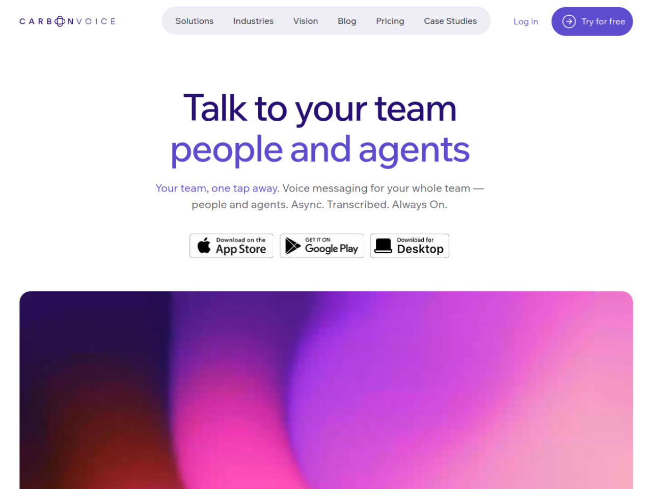 Carbon Voice screenshot