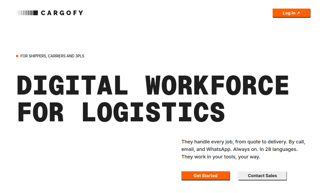 Cargofy screenshot