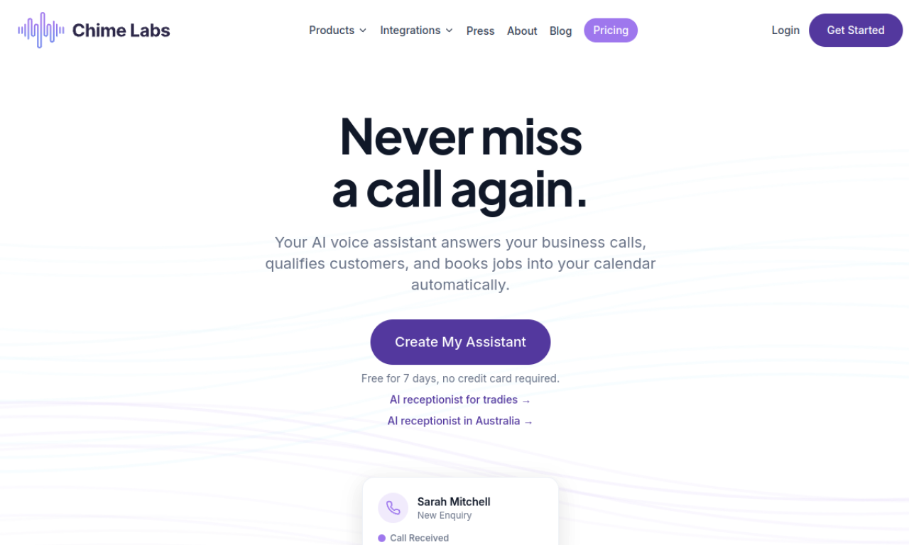 Chime Labs screenshot