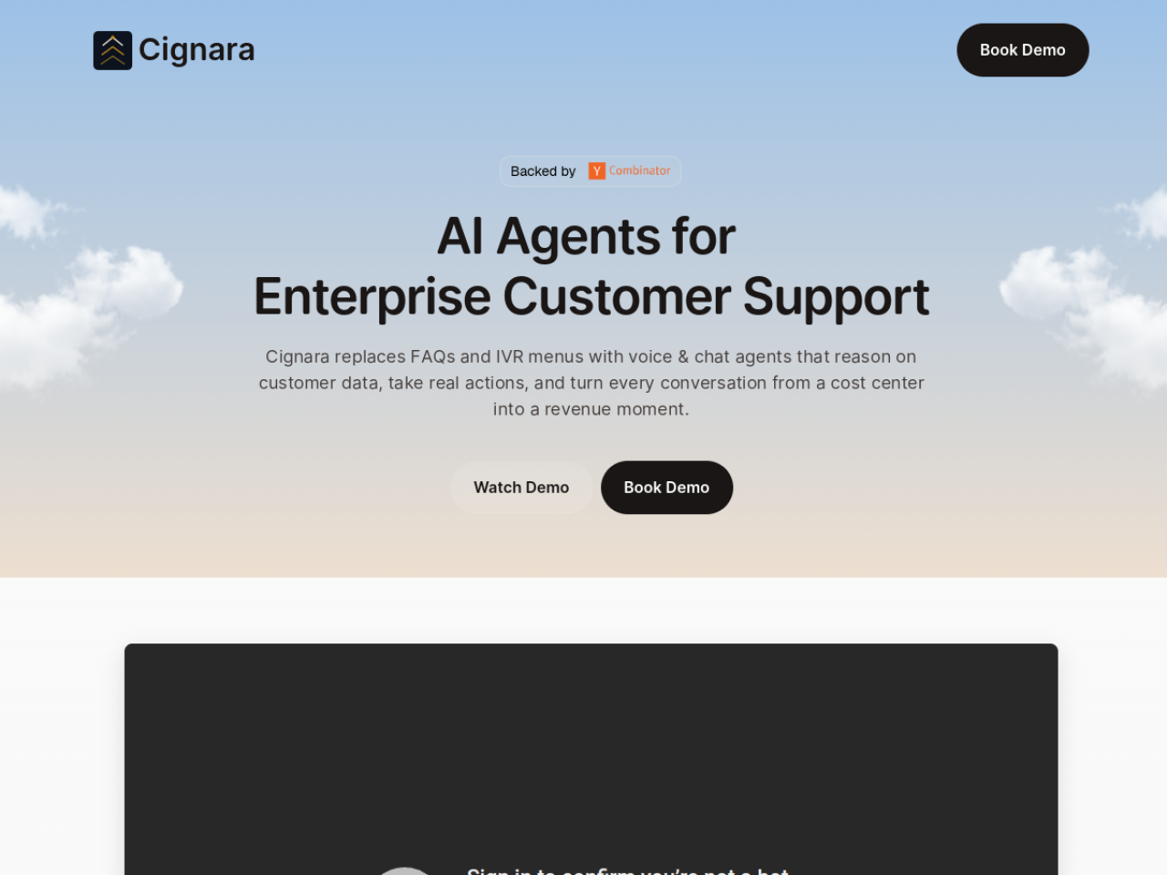 Cignara screenshot