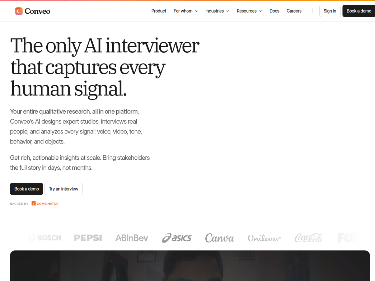 Conveo screenshot