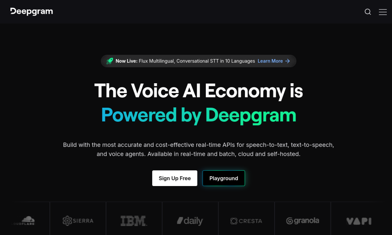 Deepgram screenshot