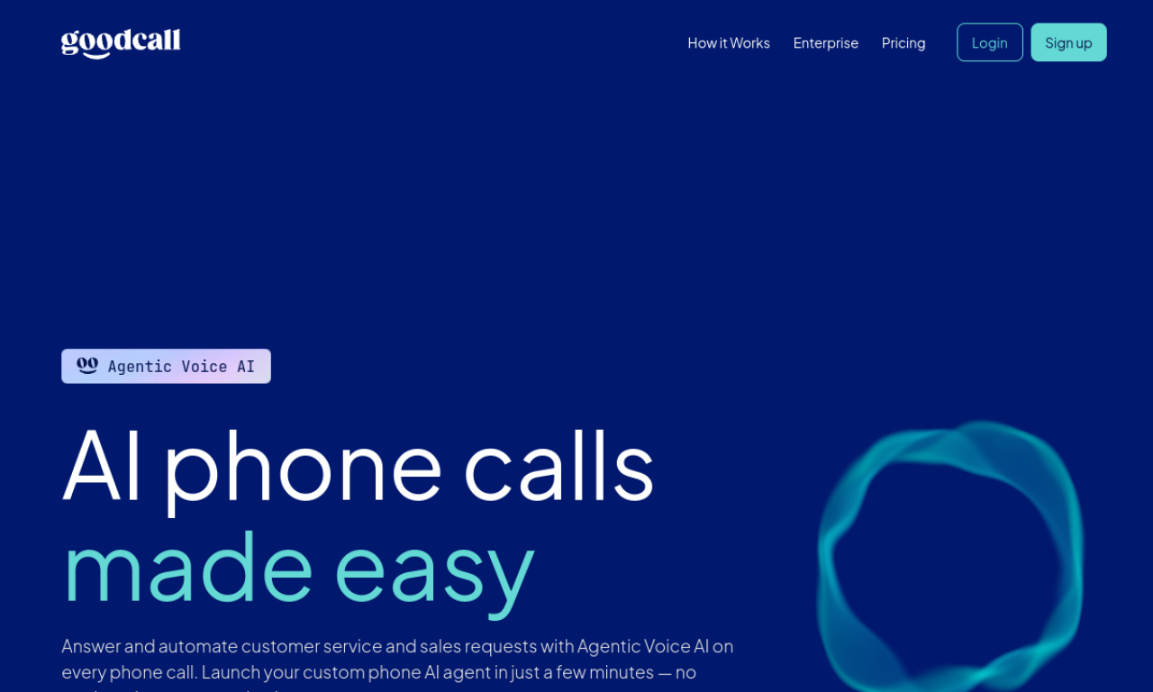 Goodcall screenshot