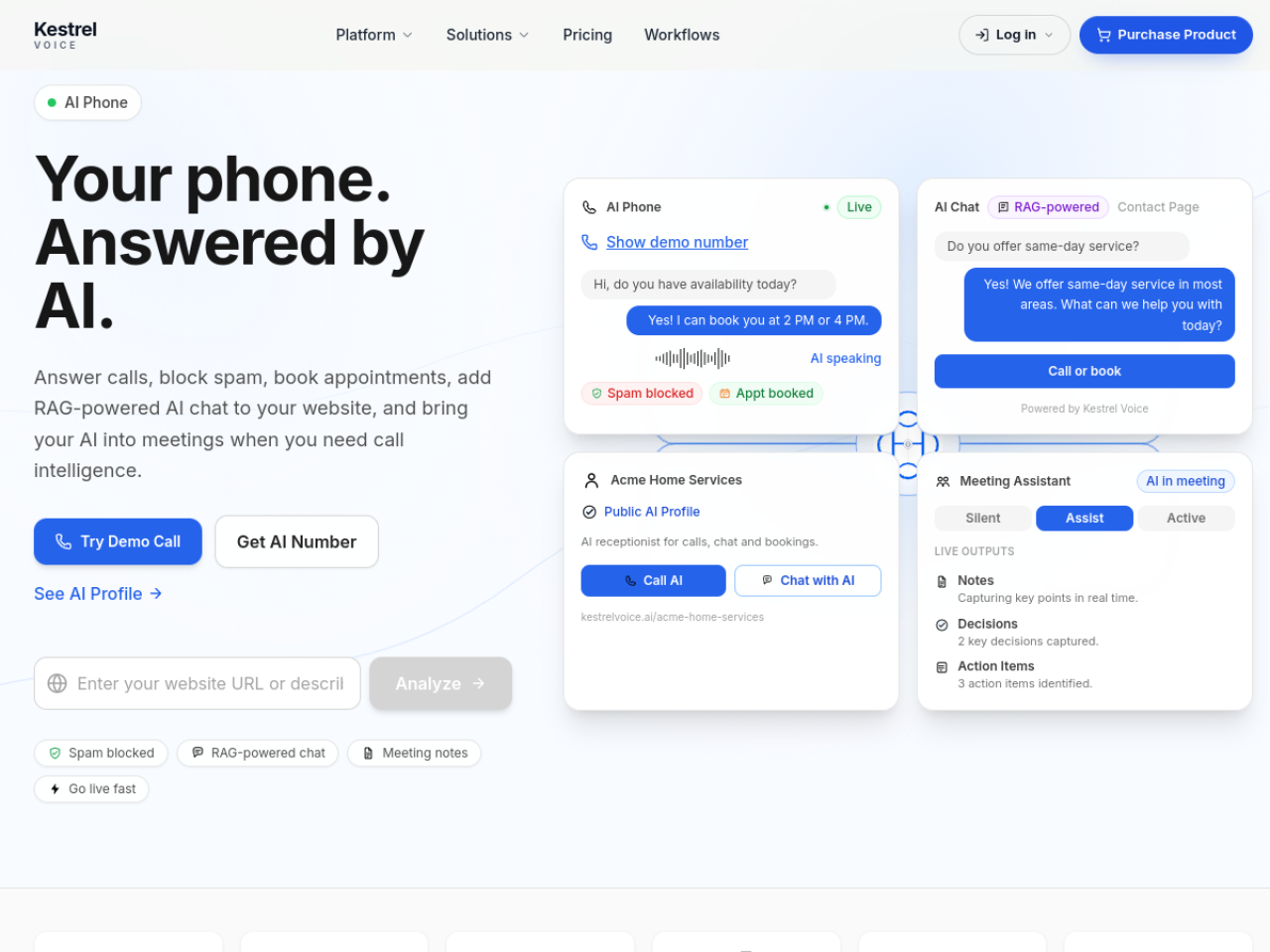 KestrelVoice screenshot