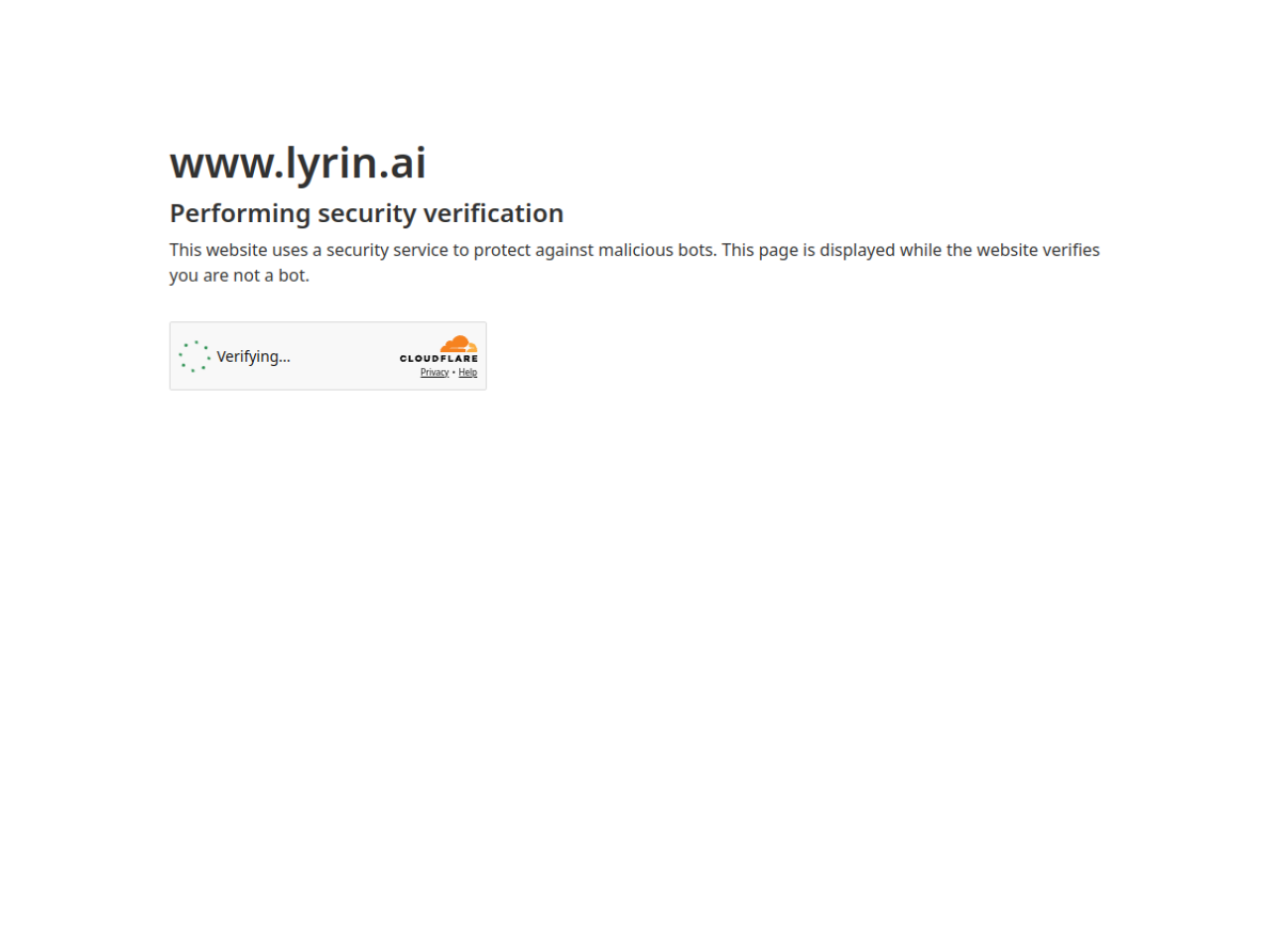 Lyrin screenshot