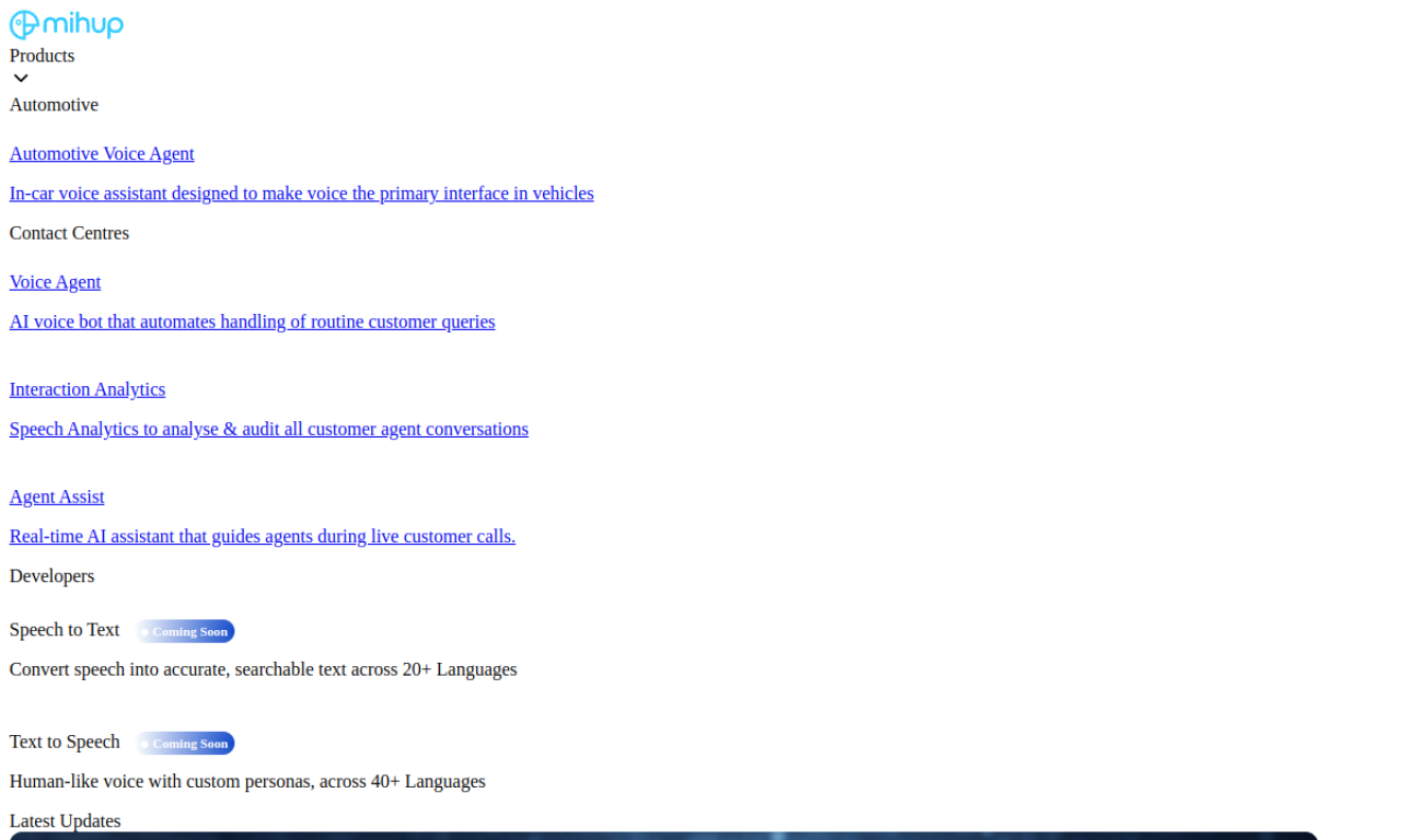 Mihup screenshot