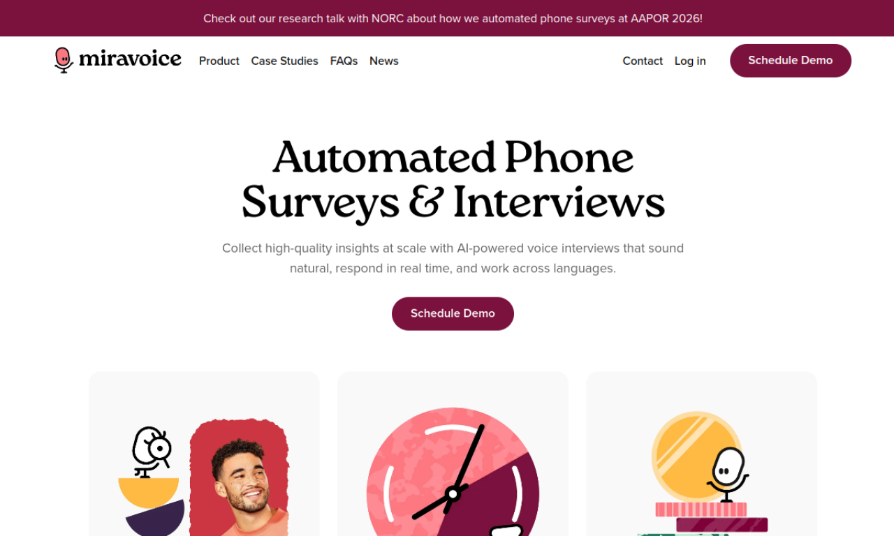 Miravoice screenshot