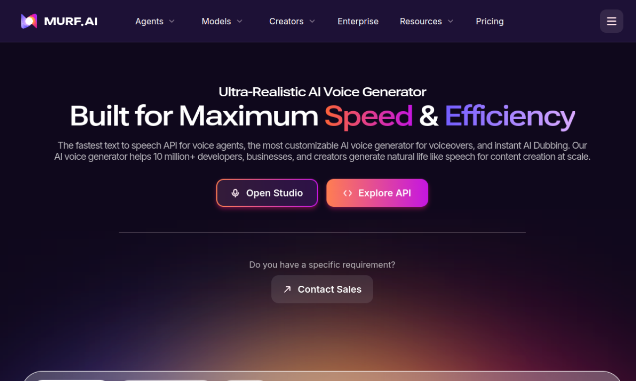 Murf AI screenshot