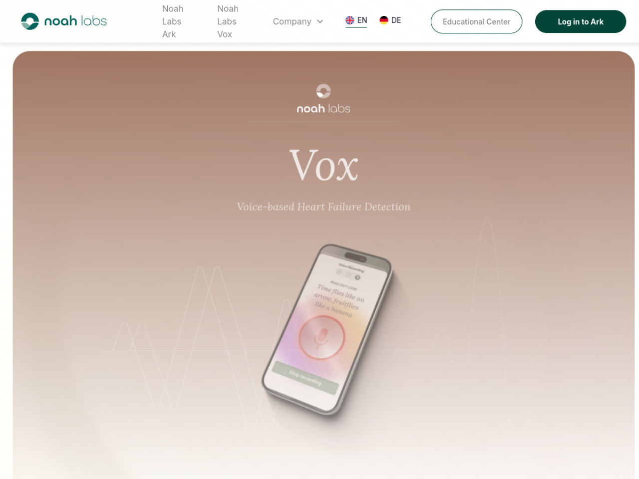 Noah Labs Vox screenshot