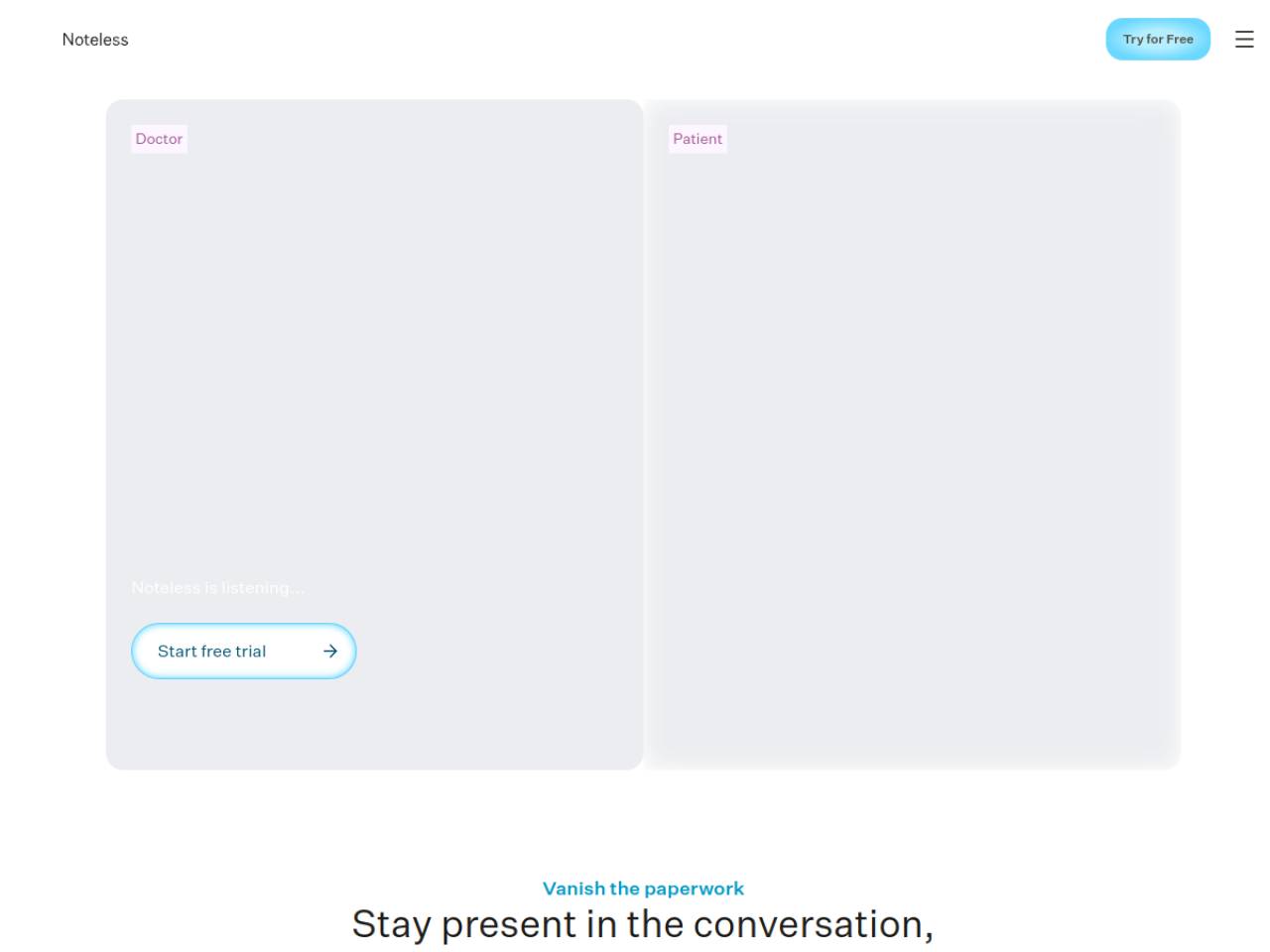 Noteless screenshot