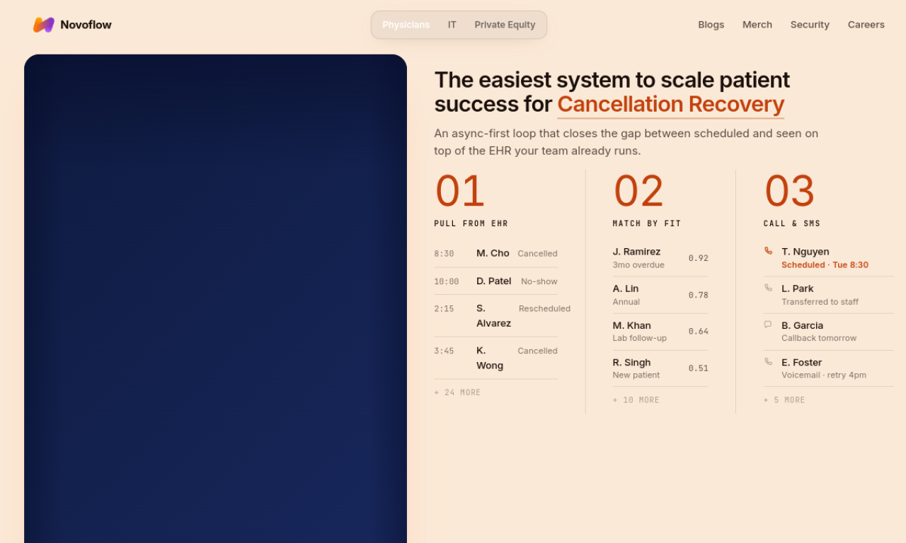 Novoflow screenshot