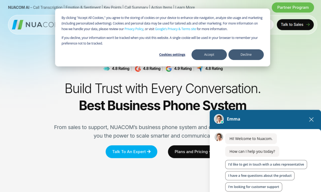 NUACOM screenshot