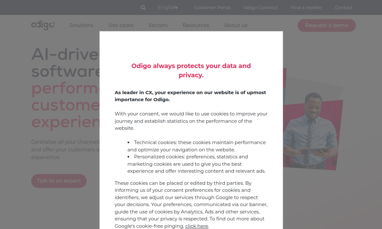 Odigo screenshot