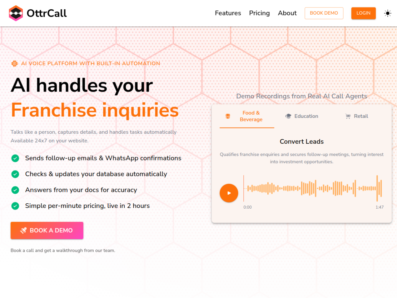 OttrCall screenshot