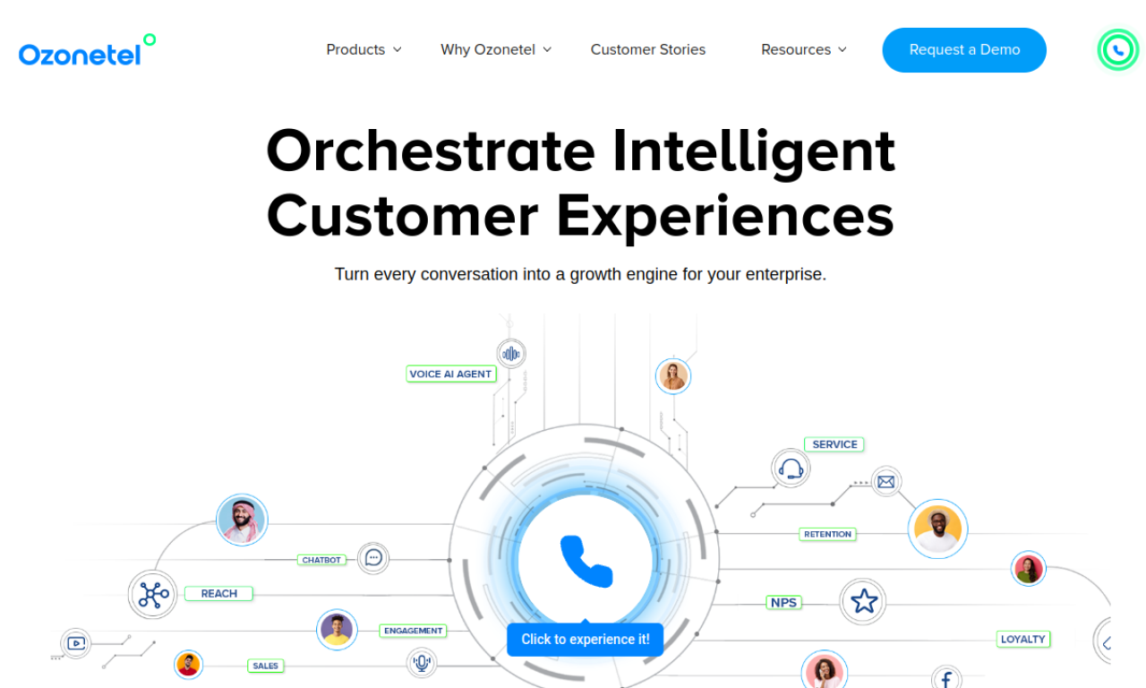 Ozonetel Communications screenshot