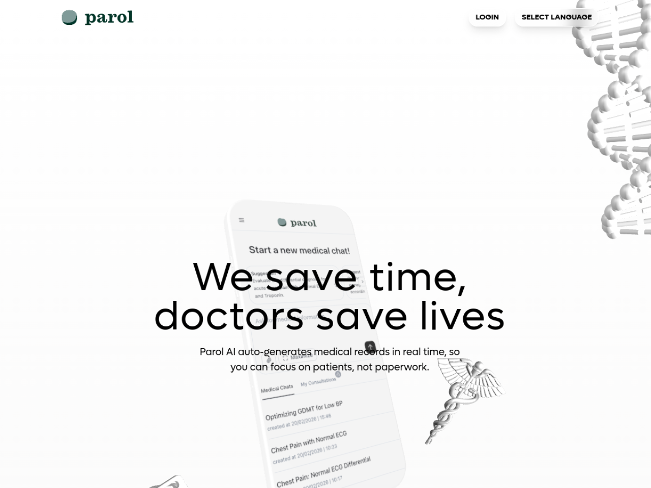 Parol screenshot