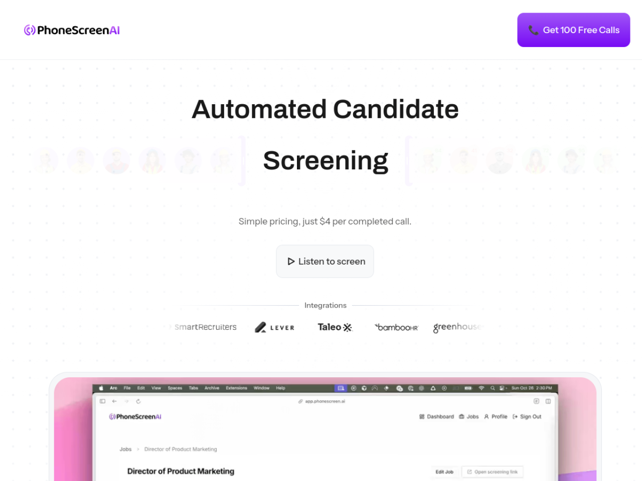 PhoneScreen AI screenshot