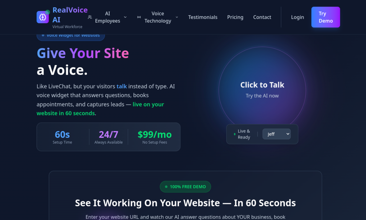 RealVoice screenshot
