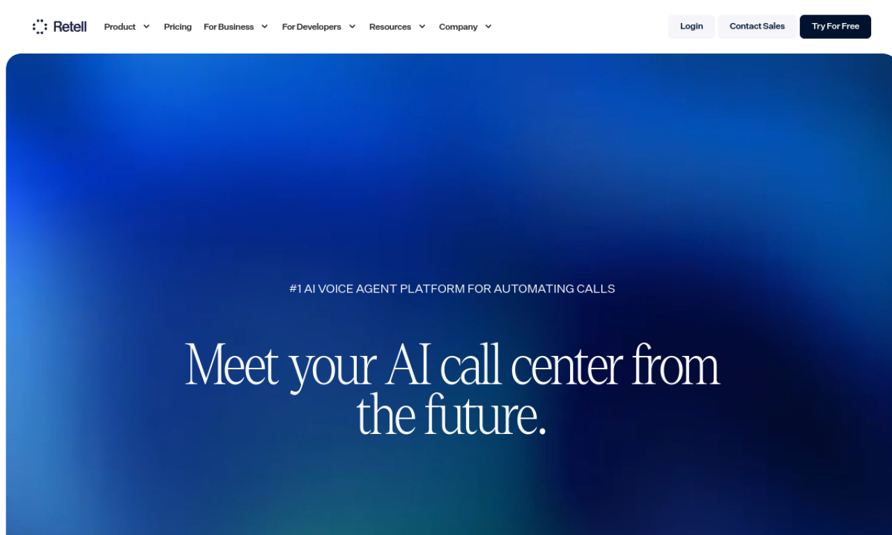 Retell AI screenshot