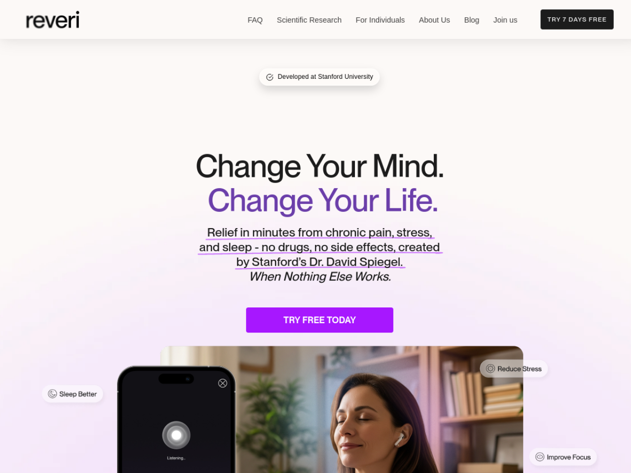 Reveri screenshot