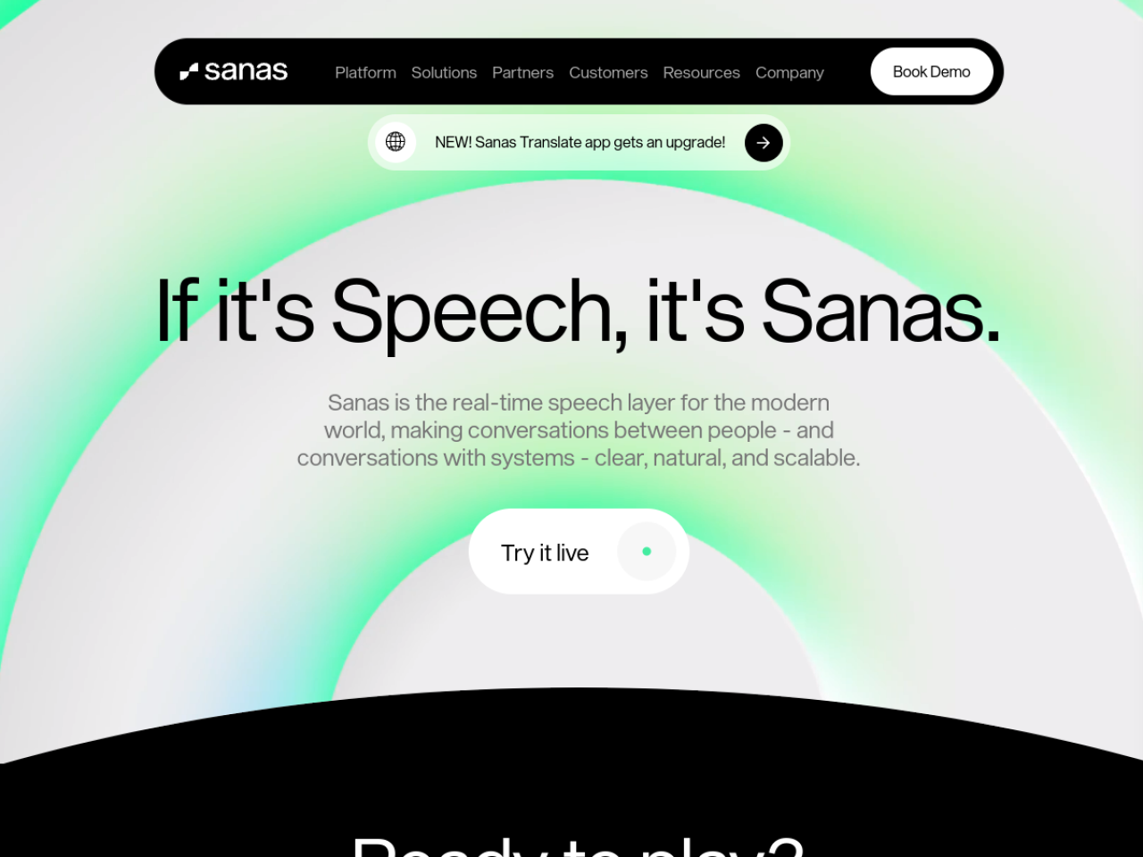 Sanas screenshot
