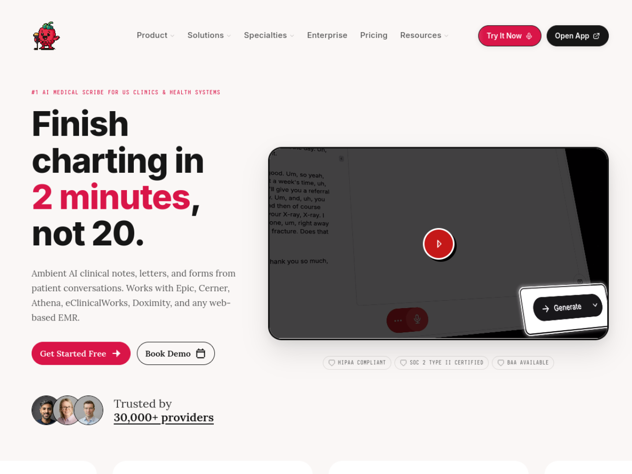 Scribeberry screenshot
