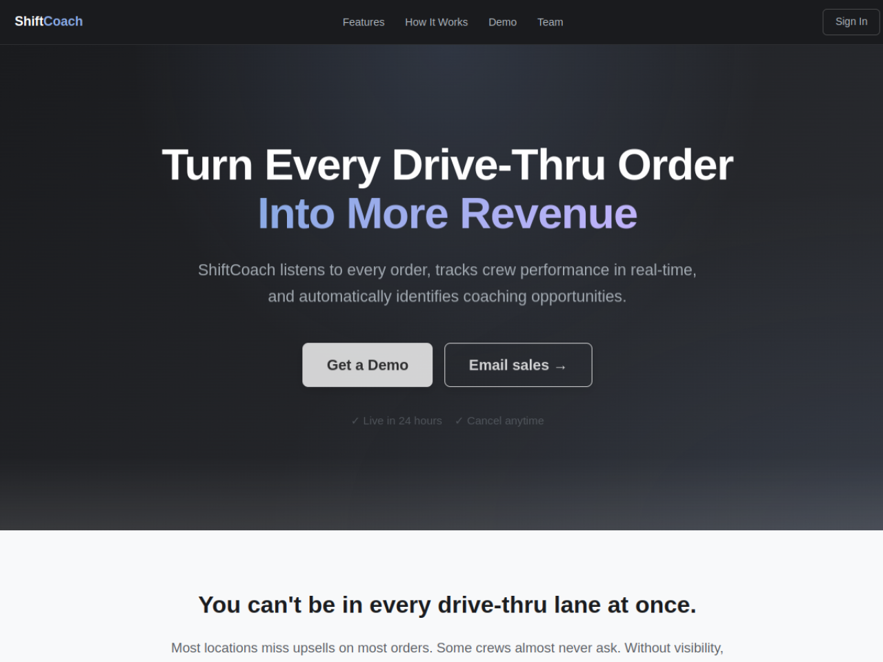 ShiftCoach screenshot