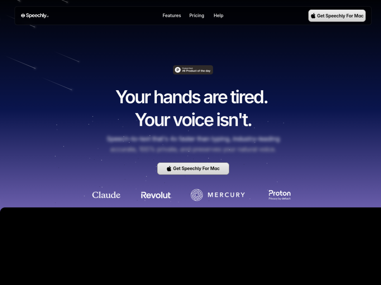 Speechly screenshot