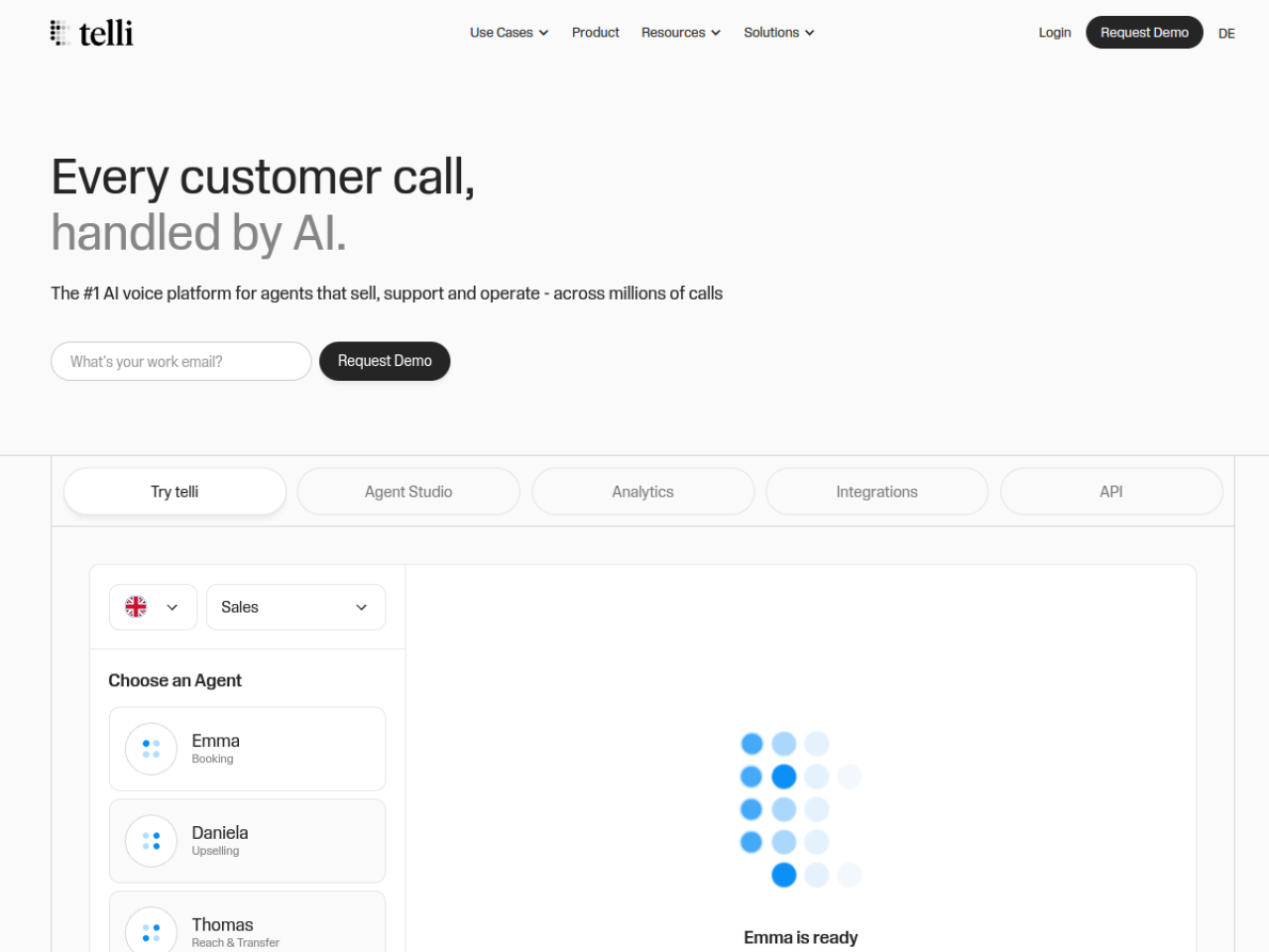Telli screenshot