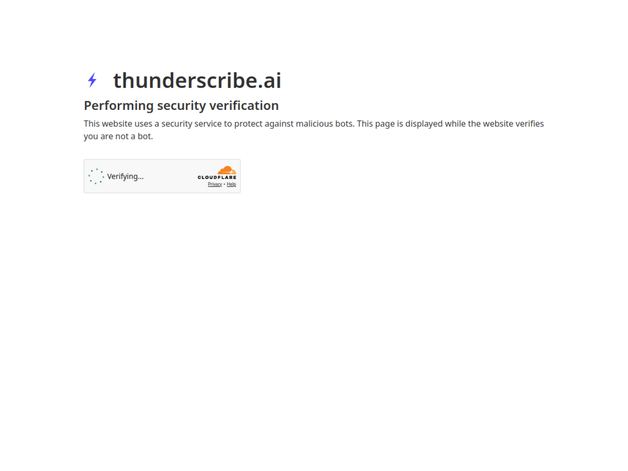 ThunderScribe screenshot