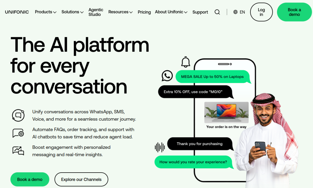 Unifonic screenshot
