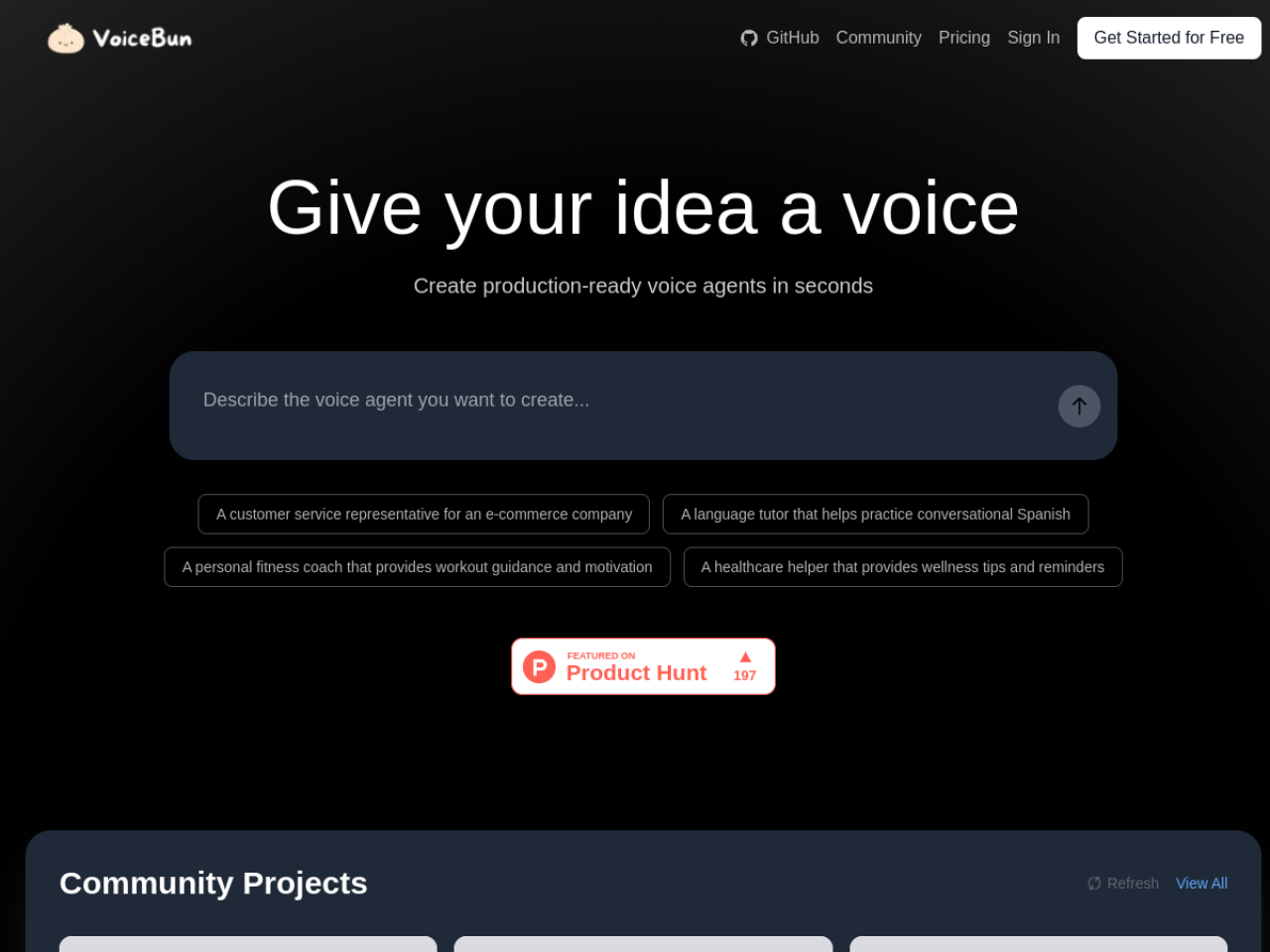 VoiceBun screenshot