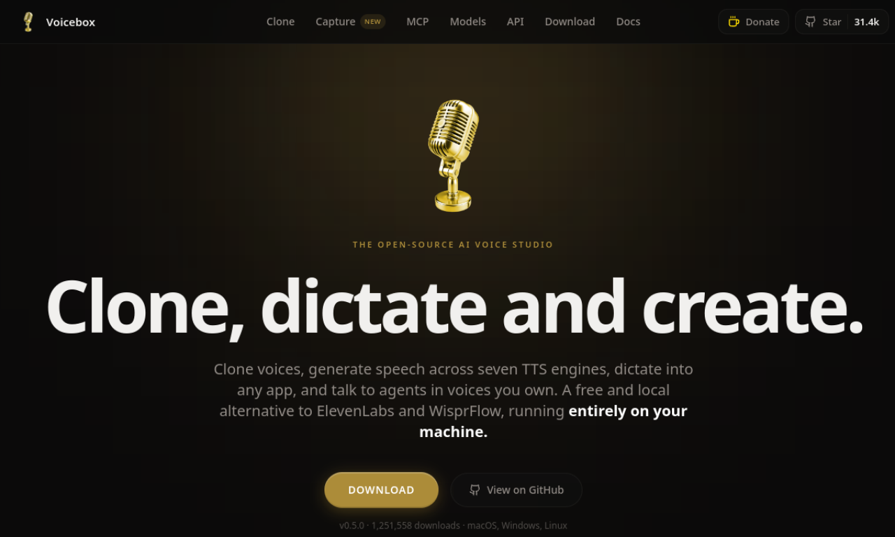 Voicebox screenshot