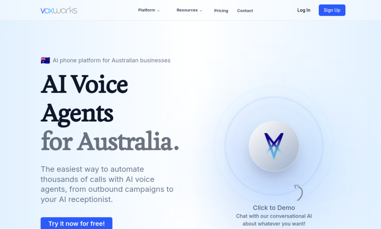 Voxworks screenshot